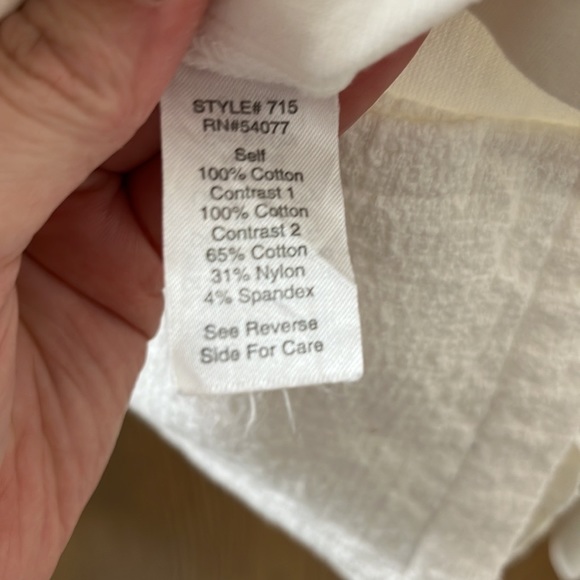 CAbi #715 White Lace Occasion Jacket, Size Medium - Picture 9 of 11